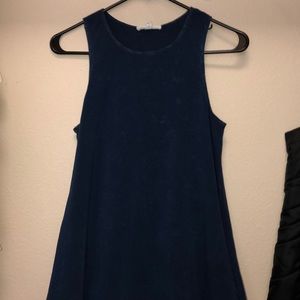 blue light acid wash dress